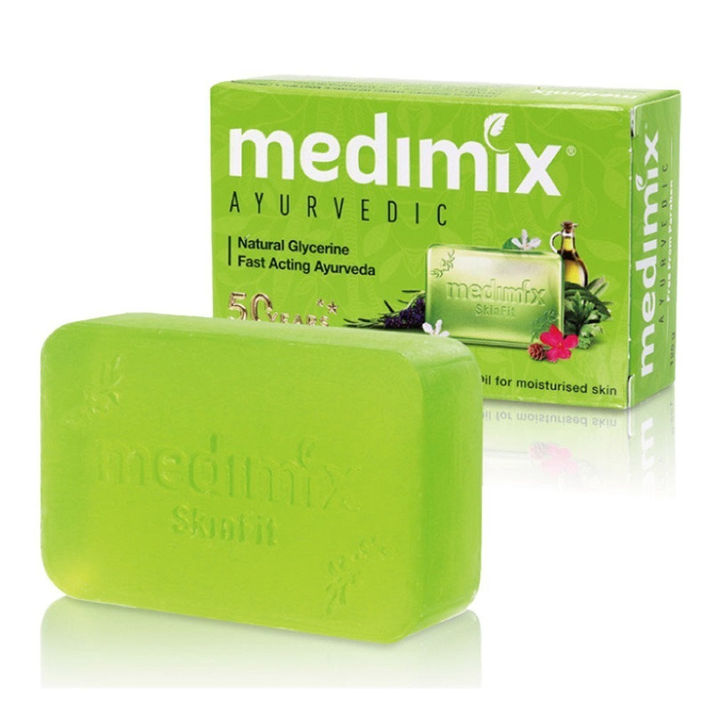 【魔法花園】MEDIMIX美姬仕印度皂125g 綠寶石皇室藥草浴美肌皂  寶貝/檀香/經典草本/藍寶石沁涼-細節圖3