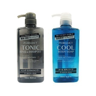 【魔法花園】日本KUMANO熊野油脂 酷涼 雙效洗髮精 清涼 沐浴乳 涼感 550ml 涼爽洗面乳130g-細節圖2