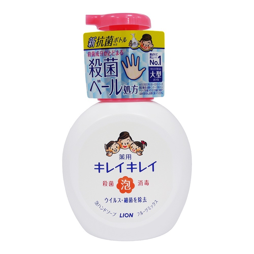 【魔法花園】日本獅王 Lion 洗手慕斯 家庭號500ml  抗菌洗手慕斯 泡泡洗手乳-細節圖6