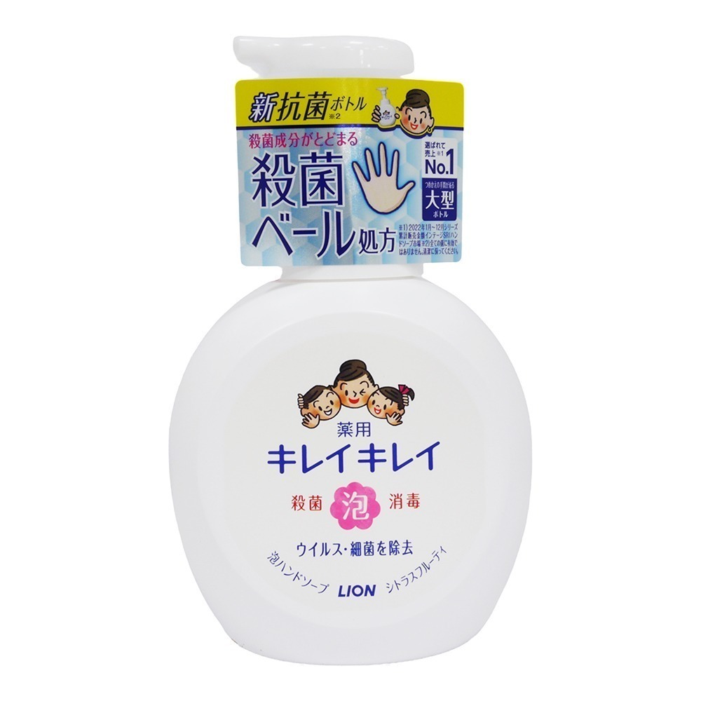 【魔法花園】日本獅王 Lion 洗手慕斯 家庭號500ml  抗菌洗手慕斯 泡泡洗手乳-細節圖4