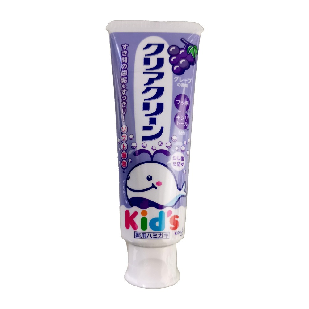 【魔法花園】日本花王 KAO KID 兒童牙膏 草莓/葡萄 70g-規格圖3