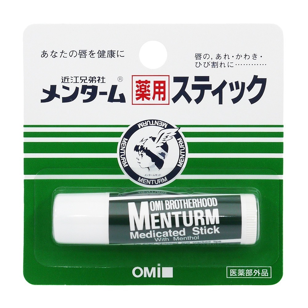【魔法花園】日本 近江兄弟 Menturn 滋潤護唇膏 4g/條 薄荷香 保濕 滋潤-細節圖2