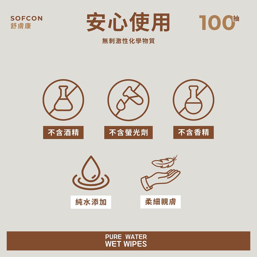 【魔法花園】舒膚康 卡皮巴拉超純水厚磅濕紙巾 100 抽 / 包-細節圖7