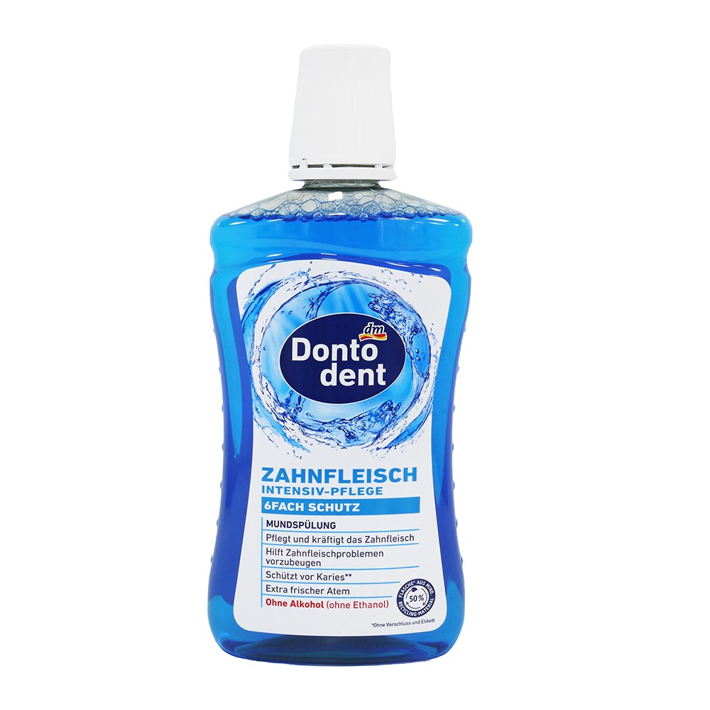 【魔法花園】德國 DM Dontodent 成人漱口水 500ml 強效護理 防蛀牙 漱口水-細節圖5