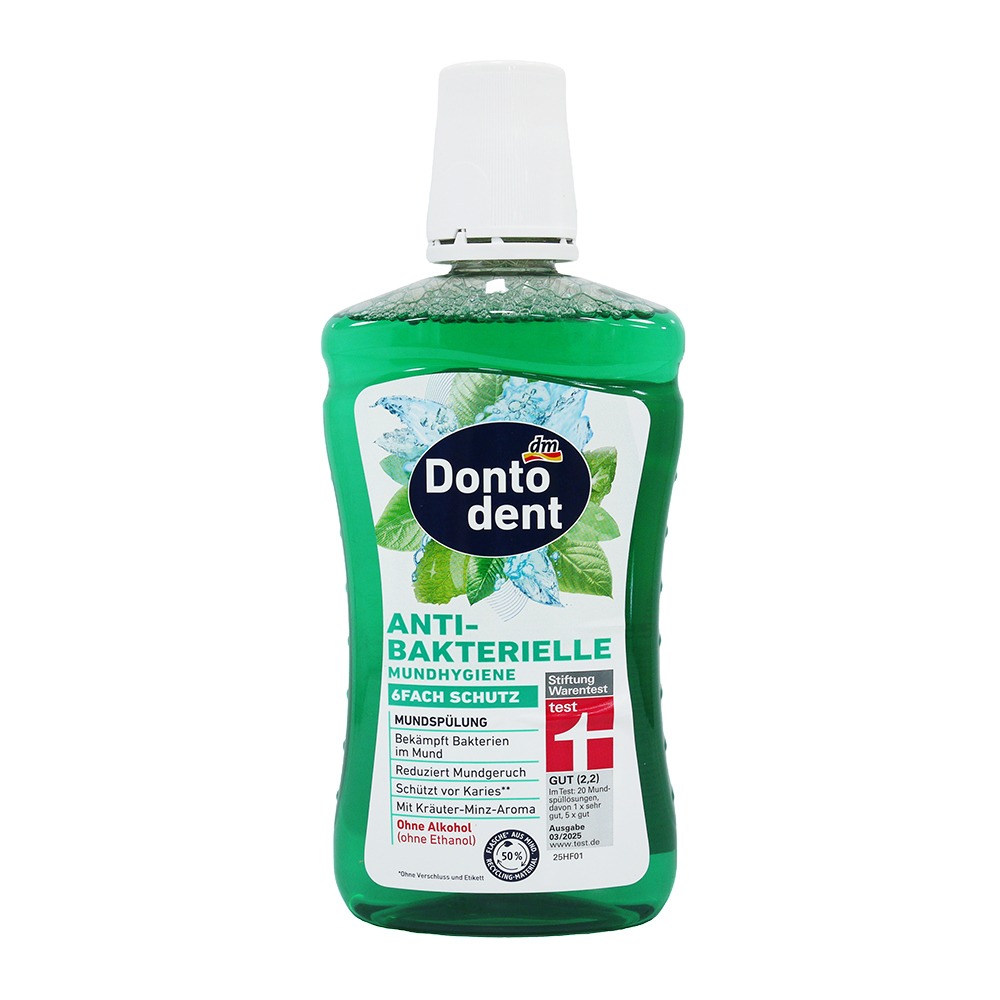 【魔法花園】德國 DM Dontodent 成人漱口水 500ml 強效護理 防蛀牙 漱口水-細節圖6