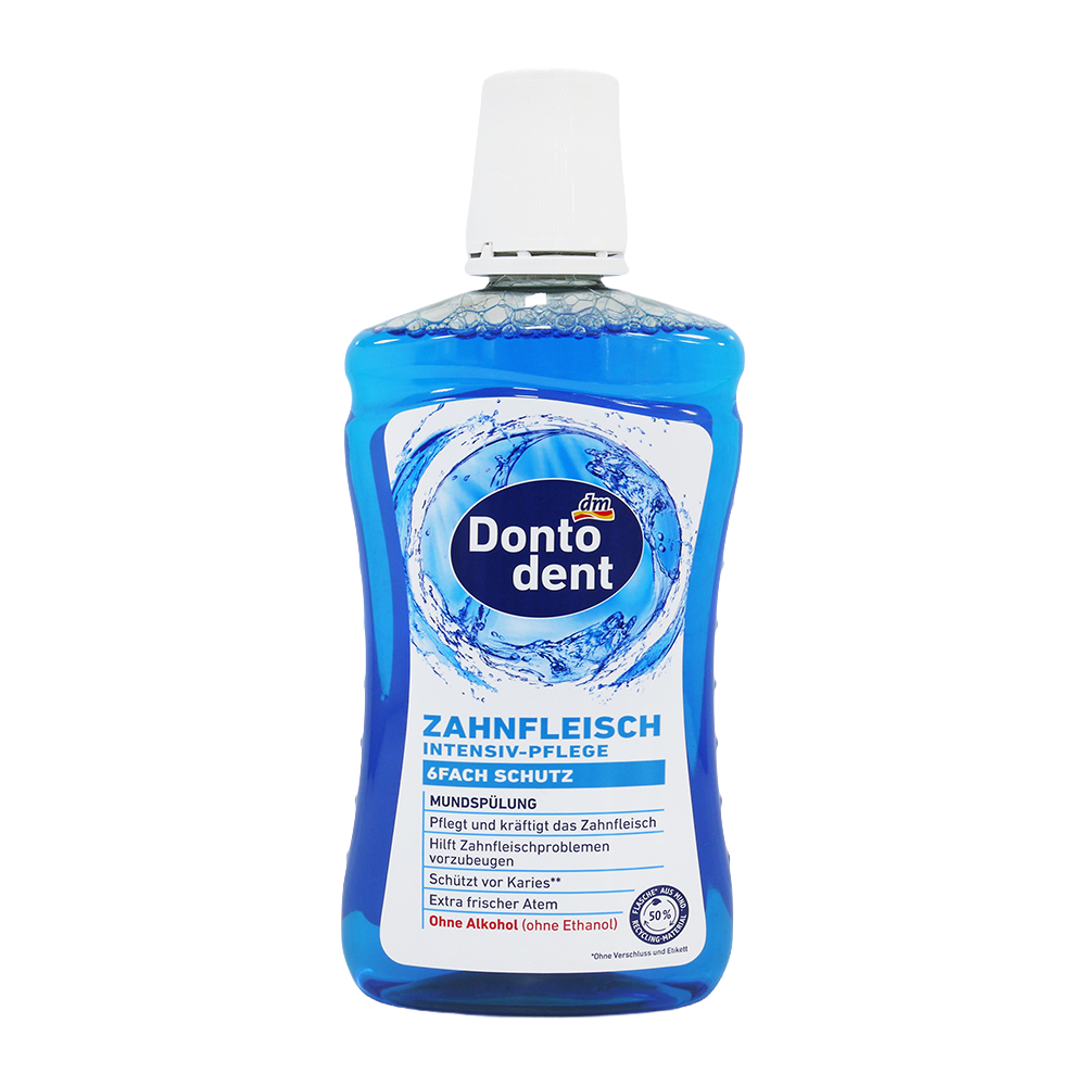 【魔法花園】德國 DM Dontodent 成人漱口水 500ml 強效護理 防蛀牙 漱口水-規格圖7