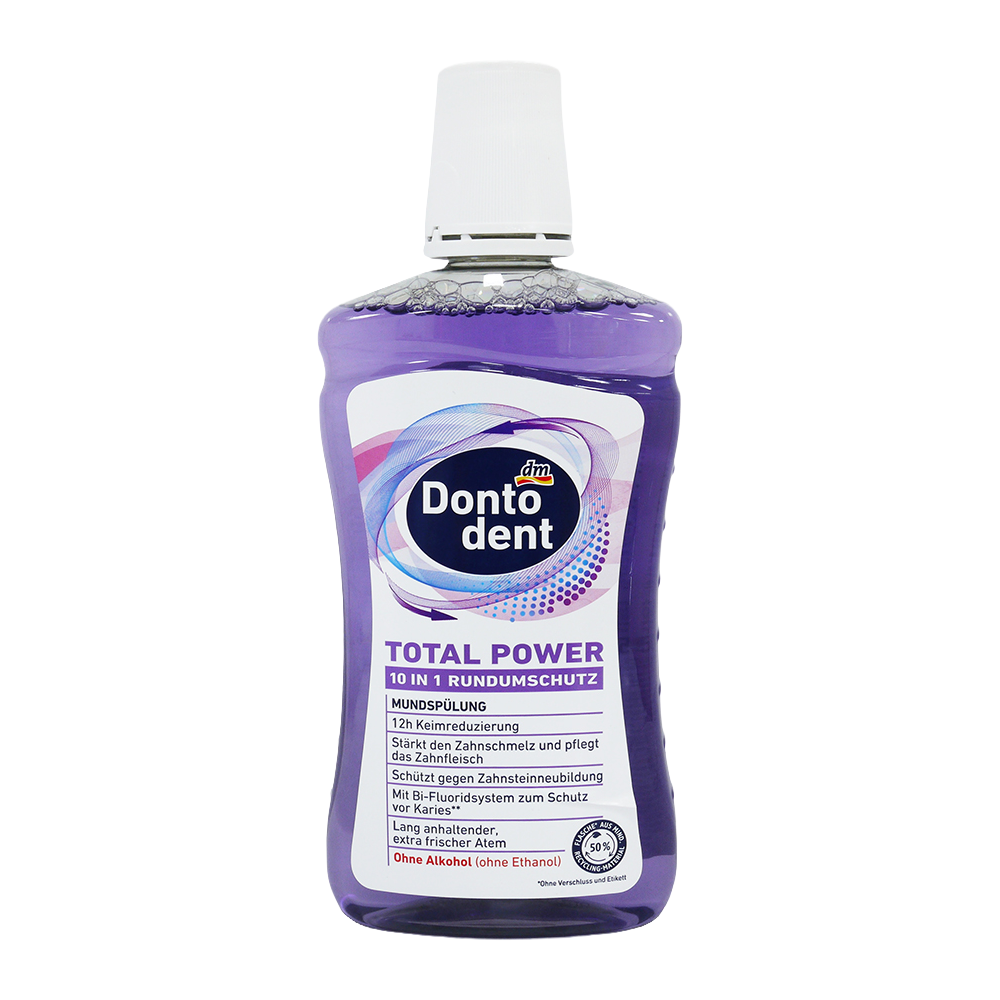 【魔法花園】德國 DM Dontodent 成人漱口水 500ml 強效護理 防蛀牙 漱口水-規格圖7