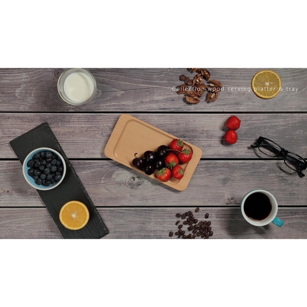 【帕維登】可蕾端型收納盤-小(山毛櫸 / 楓木) (國內外認證食品等級安全塗料) 置物盤 碗盤-細節圖4