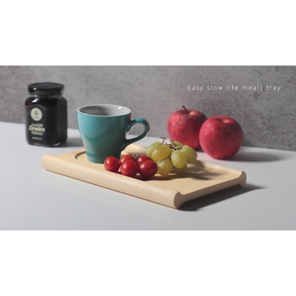 【帕維登】閒情簡餐盤-中(山毛櫸/楓木/櫻桃木) (國內外認證食品等級安全塗料) 木製簡餐盤 碗盤-細節圖4