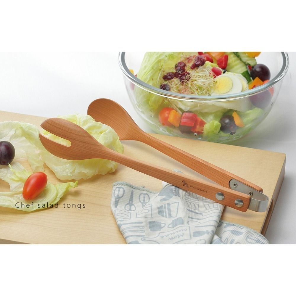 【帕維登】雪芙沙拉麵包夾(山毛櫸/楓木/櫻桃木/核桃木) (國內外認證食品等級安全塗料) 沙拉夾-細節圖3