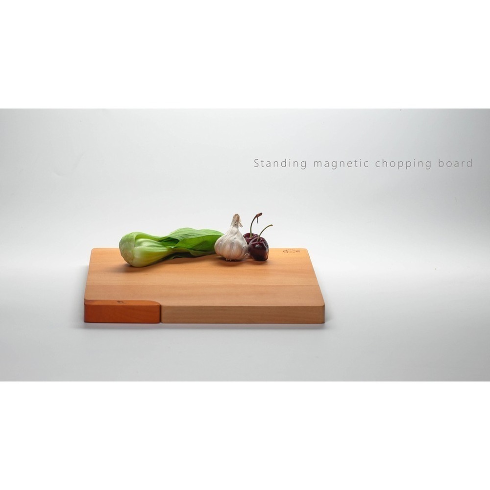 【帕維登】站立磁吸式砧板-方形(山毛櫸) (國內外認證食品等級安全塗料) 木製砧板 料理用具 好時好食-細節圖3