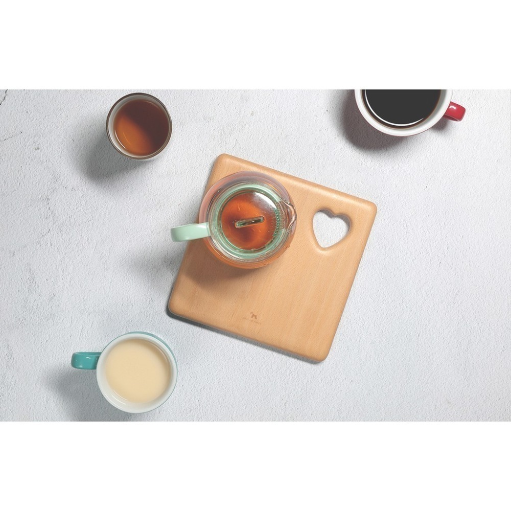 【帕維登】心情熱墊板-方(山毛櫸) (國內外認證食品等級安全塗料) 復古木質托盤 木托盤 碗盤 好時好食-細節圖3
