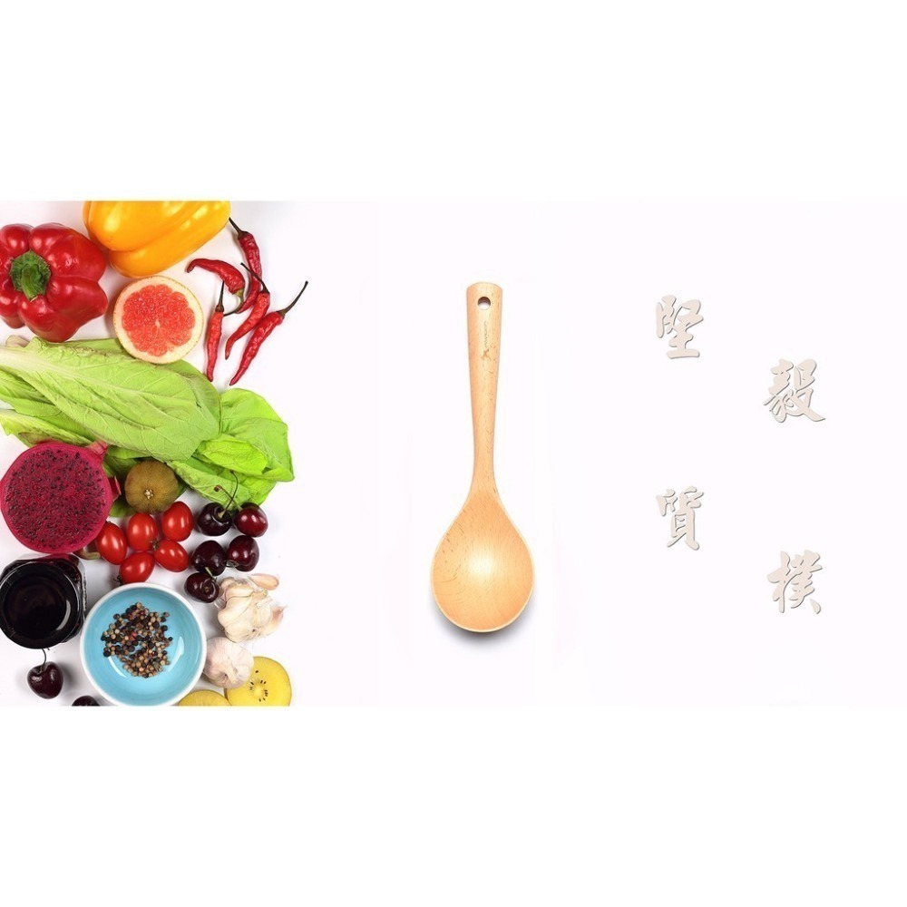 【帕維登】雪芙湯杓-大(山毛櫸) (耐熱達攝氏250度安全塗料) 湯杓 廚具 廚房 料理用具 湯勺-細節圖3