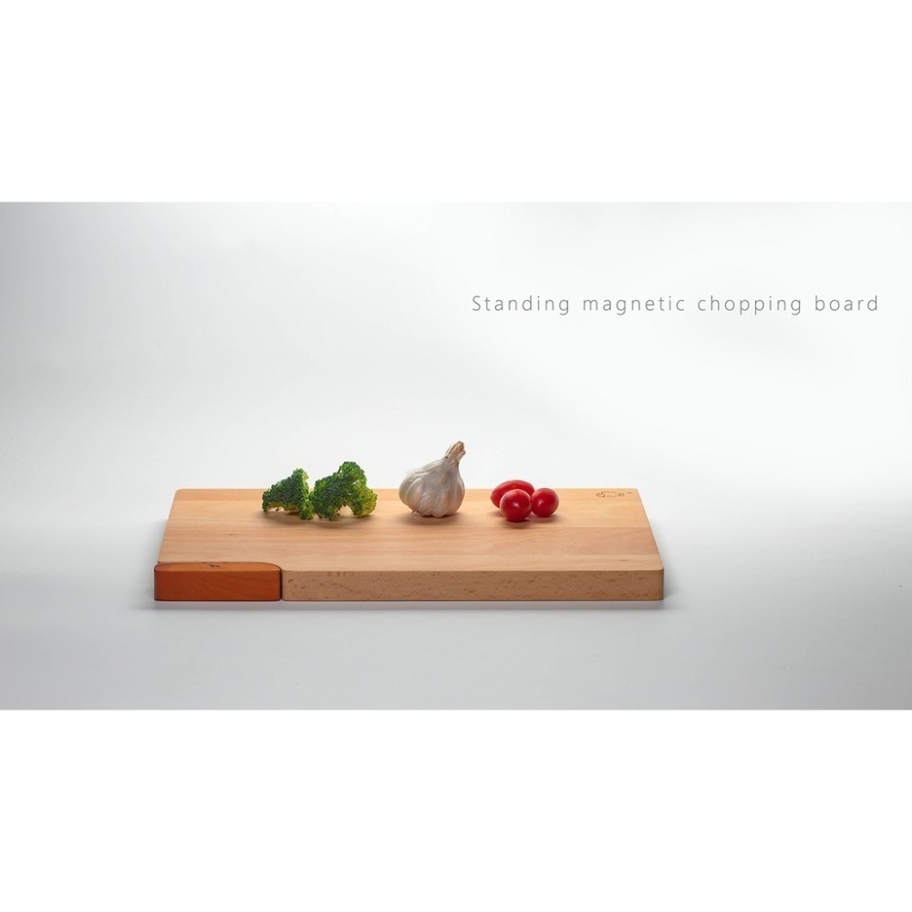 【帕維登】站立磁吸式砧板-中(山毛櫸) (國內外認證食品等級安全塗料) 木製砧板 料理用具 好時好食-細節圖3