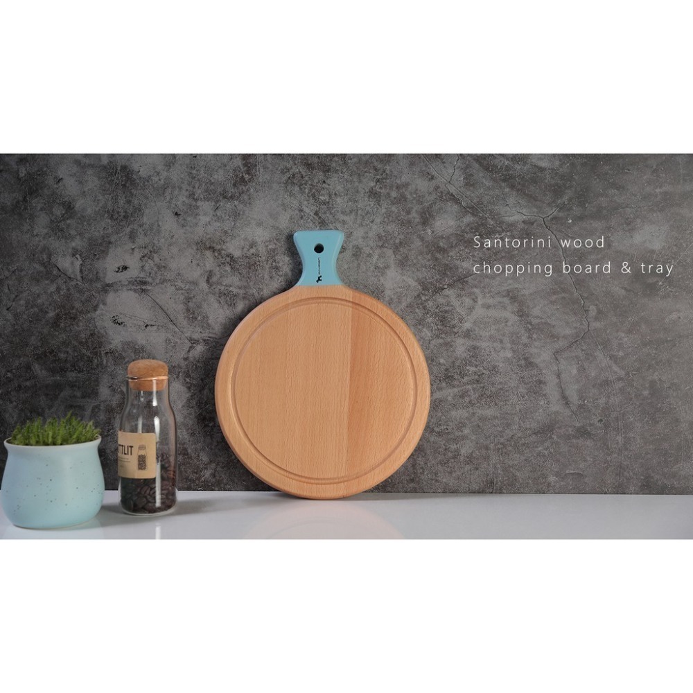 【帕維登】聖托里擺盤圓形-中(山毛櫸) (國內外認證食品等級安全塗料) 碗盤器皿 好時好食-細節圖5