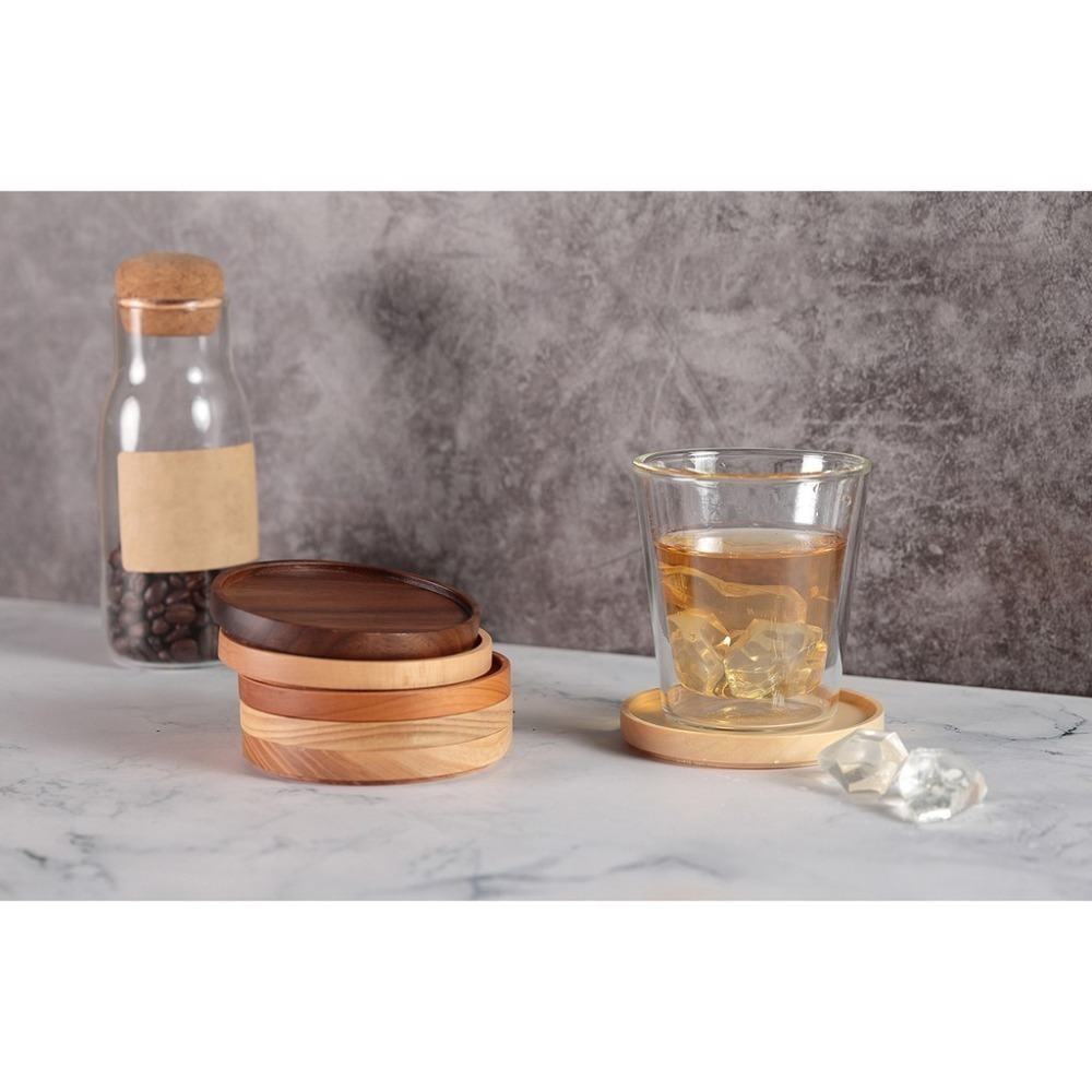 【帕維登】疊疊樂杯墊六入(國內外認證食品等級安全塗料) 木製杯墊 好收納 茶杯 午茶 好時好食-細節圖3