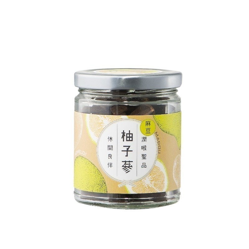 【麻豆區農會】柚子蔘 110g/罐 潤喉聖品 喉糖 潤喉 生津止渴 柚子 柚子蔘 麻豆農會 全素-細節圖2