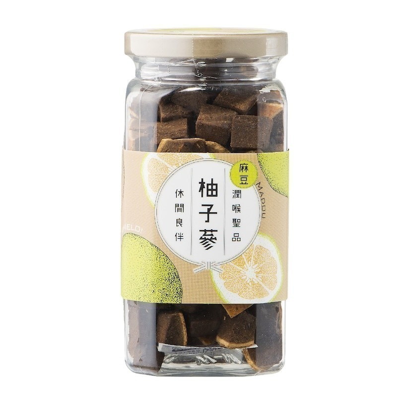 【麻豆區農會】柚子蔘 220g/罐 潤喉 喉糖 生津止渴 柚子 柚子蔘 麻豆農會 農會產品 零食 全素-細節圖2