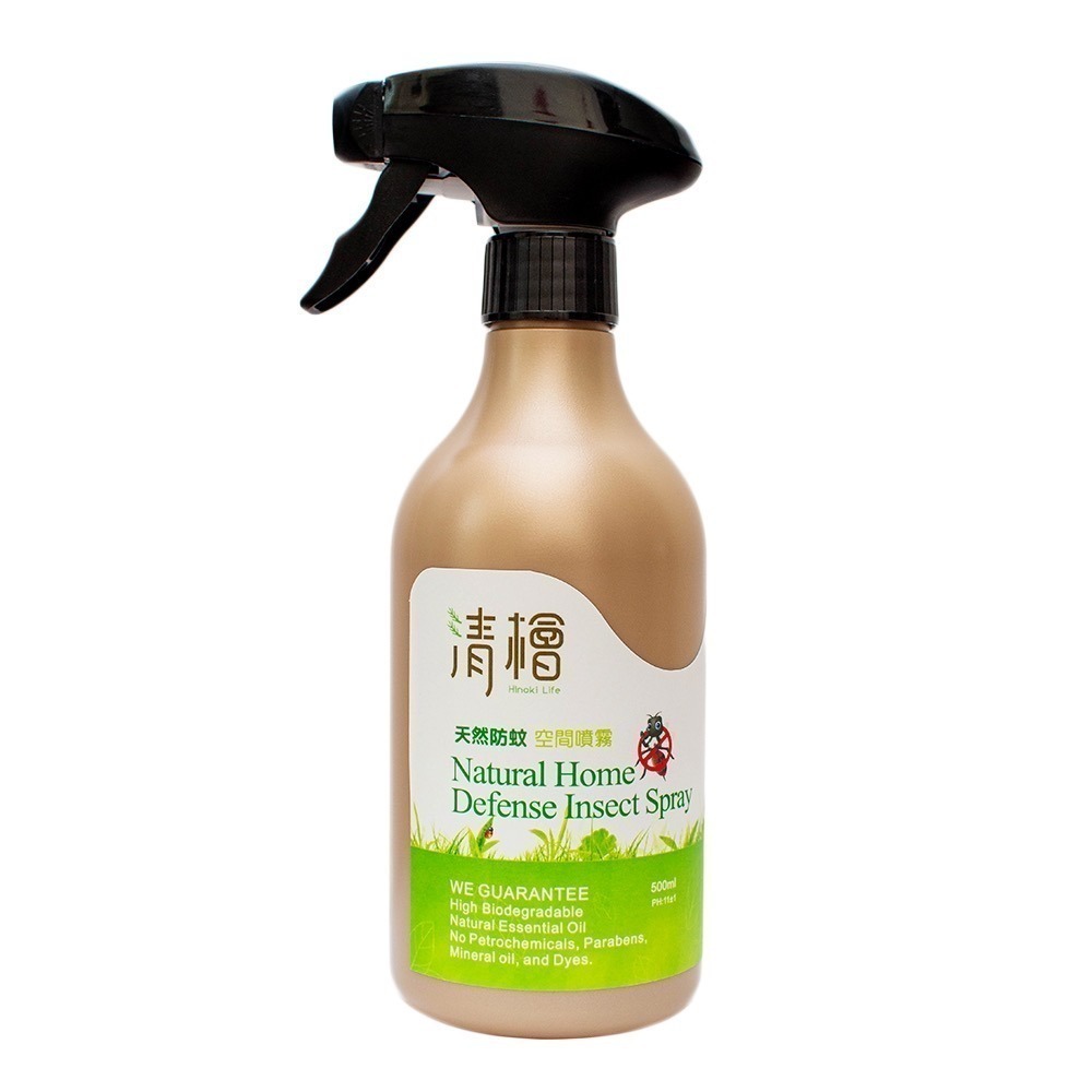 【清檜Hinoki Life】天然防蚊空間噴霧 500ml 空氣清淨 防蚊 茶樹 香茅-細節圖2