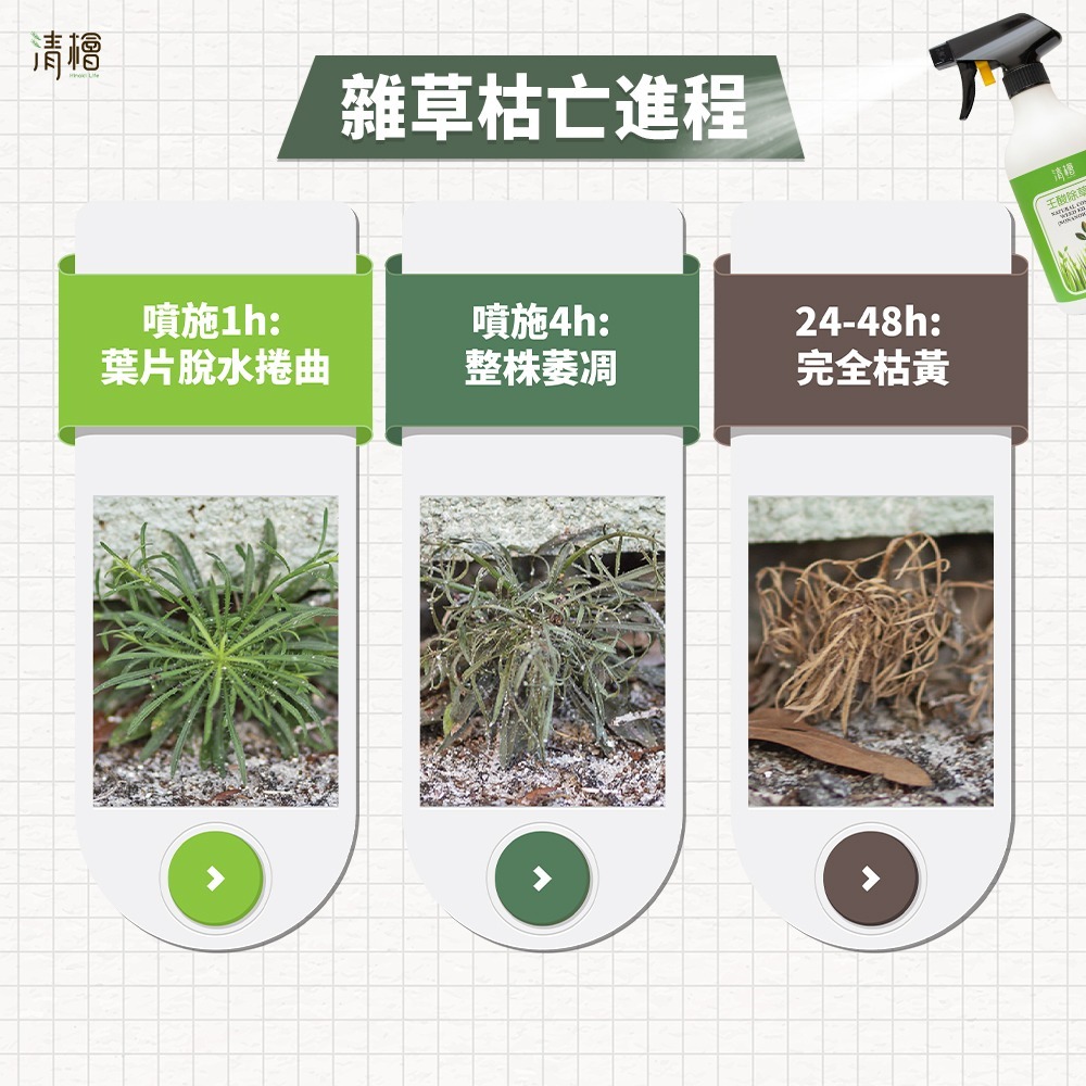 【清檜Hinoki Life】清檜壬酸除草劑500ml/瓶 除草 壬酸 除草液 天然除草 雜草抑制 園藝 清檜-細節圖4
