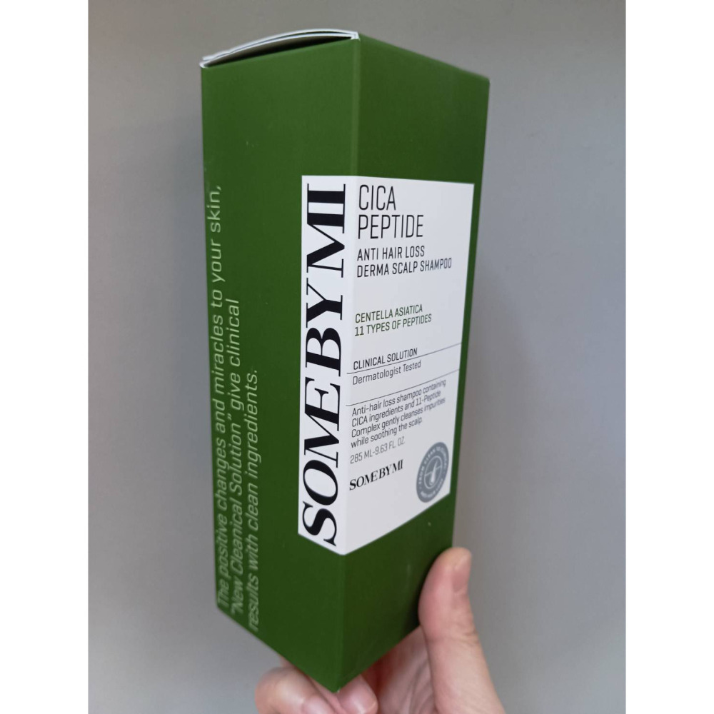 SOME BY MI 積雪草胜肽護髮洗髮精𝐂𝐈𝐂𝐀 𝐒𝐇𝐀𝐌𝐏𝐎𝐎 285ml  2028.07-細節圖2