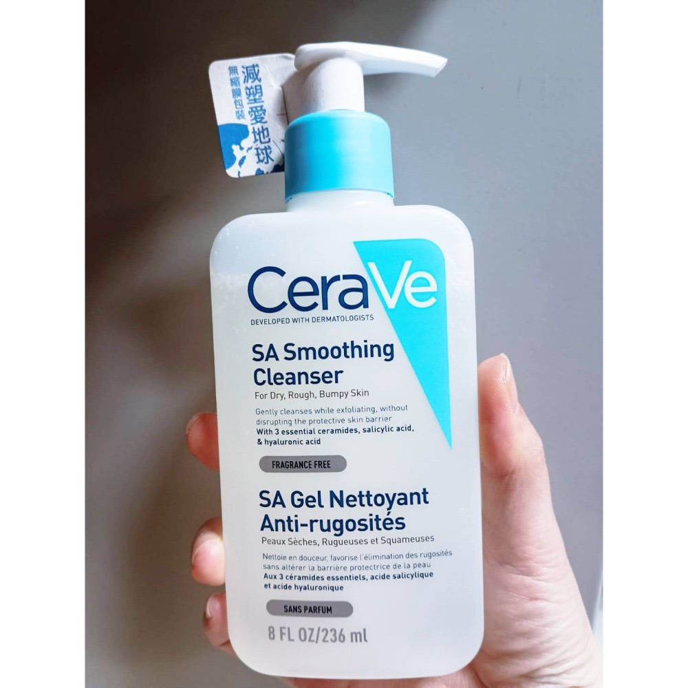 CeraVe適樂膚236/473ml水楊酸煥膚淨嫩潔膚露SA Renewing Cleanser改善老廢角質 臉+身體-細節圖2
