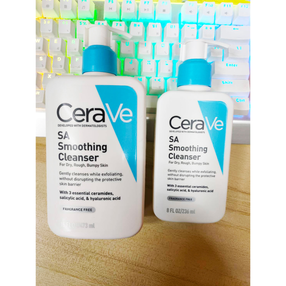 CeraVe適樂膚236/473ml水楊酸煥膚淨嫩潔膚露SA Renewing Cleanser改善老廢角質 臉+身體-細節圖9
