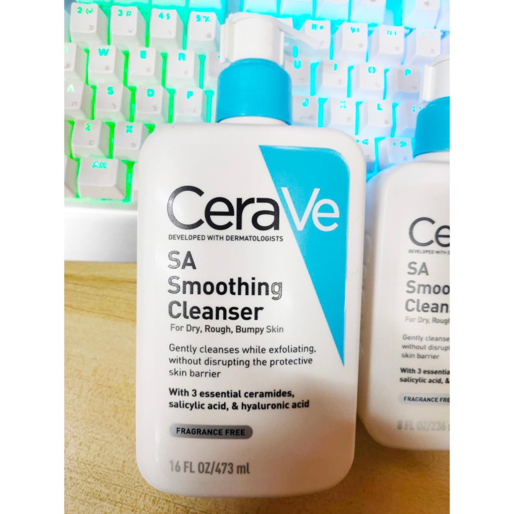 CeraVe適樂膚236/473ml水楊酸煥膚淨嫩潔膚露SA Renewing Cleanser改善老廢角質 臉+身體-細節圖2