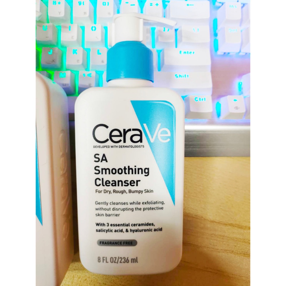 CeraVe適樂膚236/473ml水楊酸煥膚淨嫩潔膚露SA Renewing Cleanser改善老廢角質 臉+身體-規格圖6