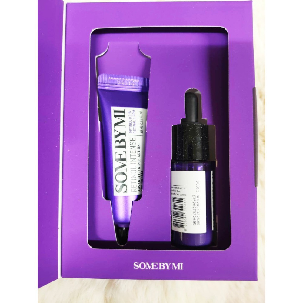 現貨[SOME BY MI] A醇強效抗皺迷你組合 (視黃醇眼霜10ml+視黃醇精華液10ml) 效期2027.01-細節圖2