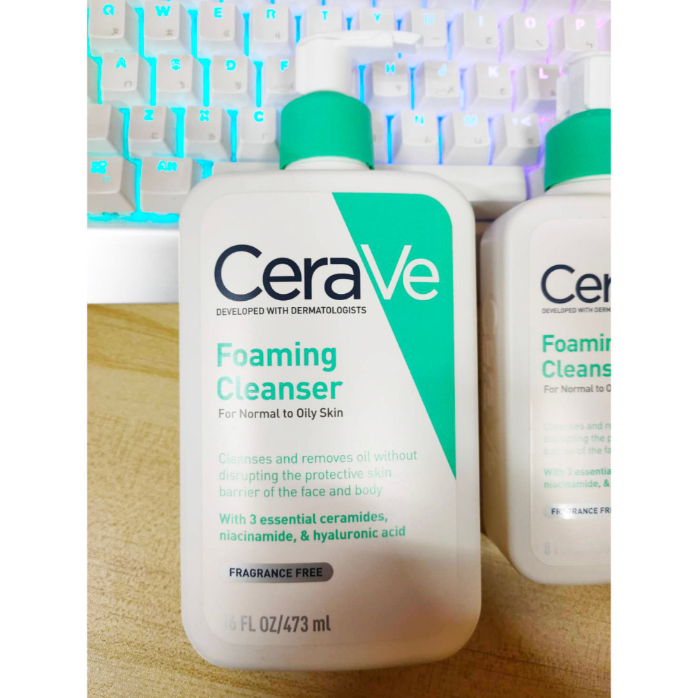 CeraVe適樂膚 473ml /236ml / 88ml 溫和泡沫潔膚露 Foaming Cleanser 臉+身體-細節圖2