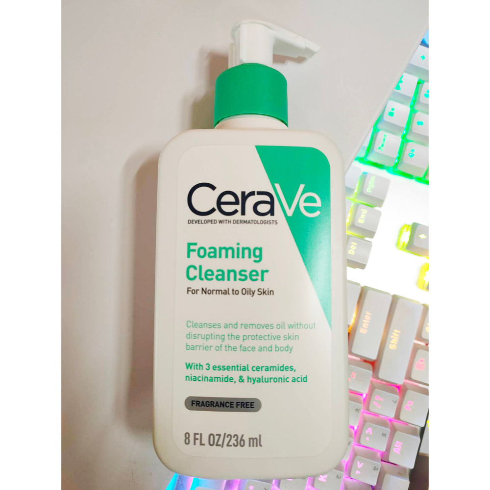 CeraVe適樂膚 473ml /236ml / 88ml 溫和泡沫潔膚露 Foaming Cleanser 臉+身體-細節圖3