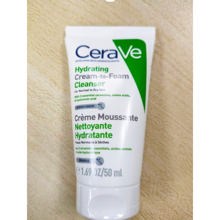 CeraVe適樂膚 236/100ml溫和洗卸泡沫潔膚乳Hydrating Cream-to-Foam Cleanser-規格圖4
