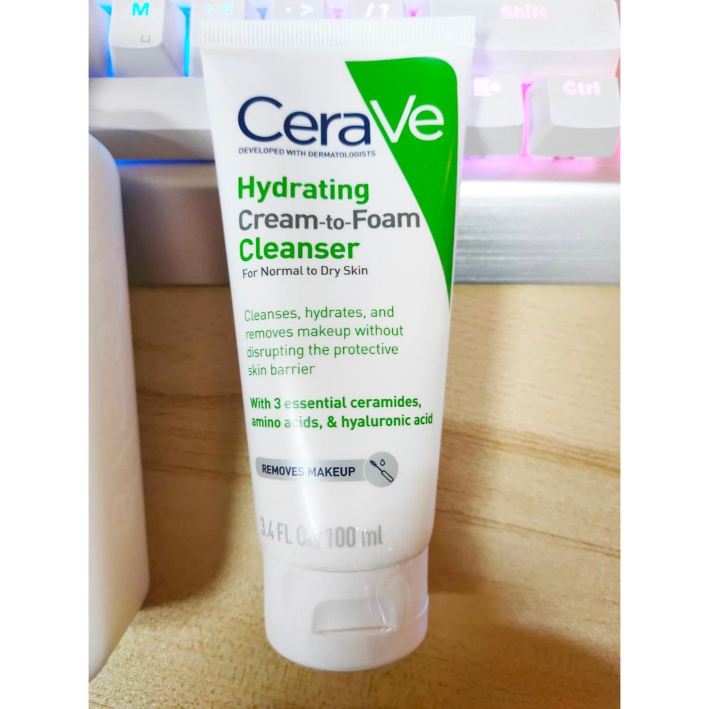 CeraVe適樂膚 236/100ml溫和洗卸泡沫潔膚乳Hydrating Cream-to-Foam Cleanser-規格圖4