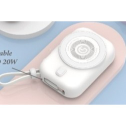 全新 Gelovery 多功能行動電源10000 mAh（白 粉 紫）Type-C線三部裝置。重量200g-規格圖9