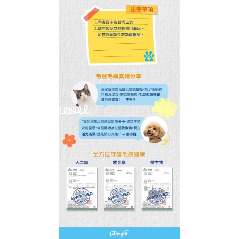 現貨Gelovery歐萊寵物 魚油 腎臟 葉黃 心血管 爆毛 免疫 關節 好口氣 情緒 泌尿 皮膚 腸胃益生菌 排毛-細節圖6