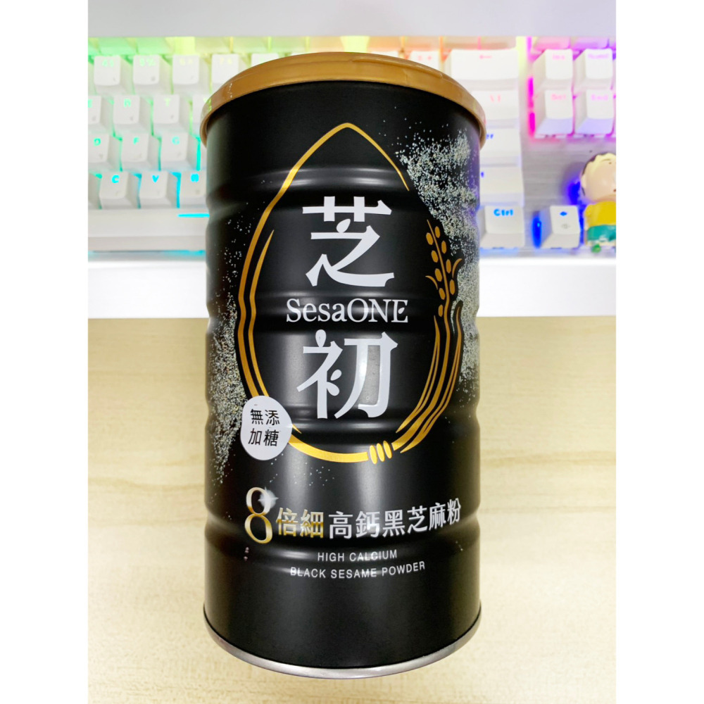 SesaOle 芝初 高鈣黑芝麻粉 袋裝200g 罐裝380g 全素食 無添加 無油耗味 早餐燕麥好搭配 2027.11-細節圖3