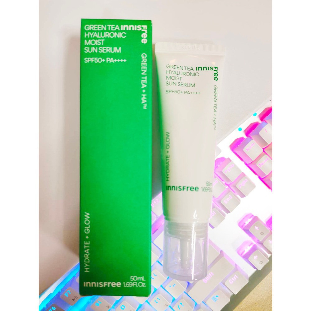 INNISFREE 高效UV毛孔隱形防曬霜 玻尿酸 綠茶玻尿酸保濕防曬精華 向日葵完美清爽 亮顏控油 亮顏水感 蘆薈凝膠-細節圖3
