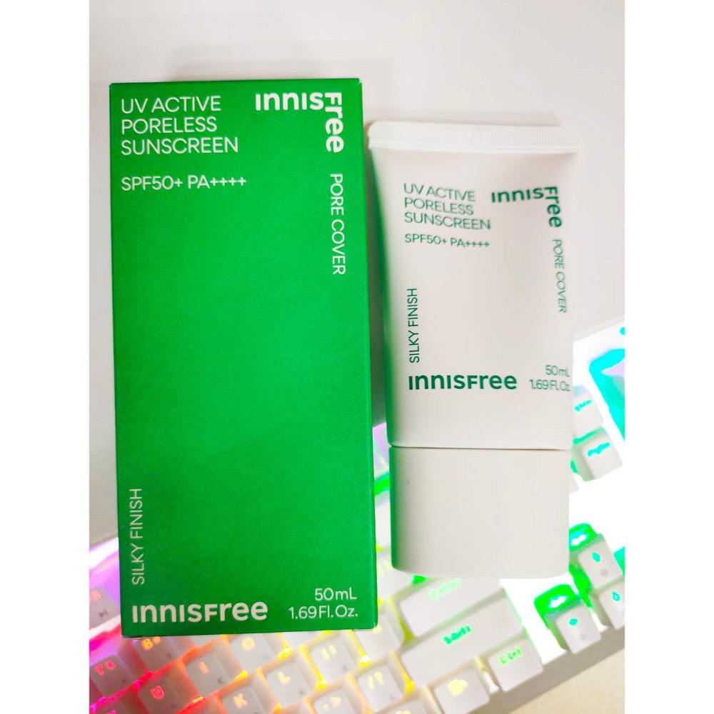 INNISFREE 高效UV毛孔隱形防曬霜 玻尿酸 綠茶玻尿酸保濕防曬精華 向日葵完美清爽 亮顏控油 亮顏水感 蘆薈凝膠-細節圖8