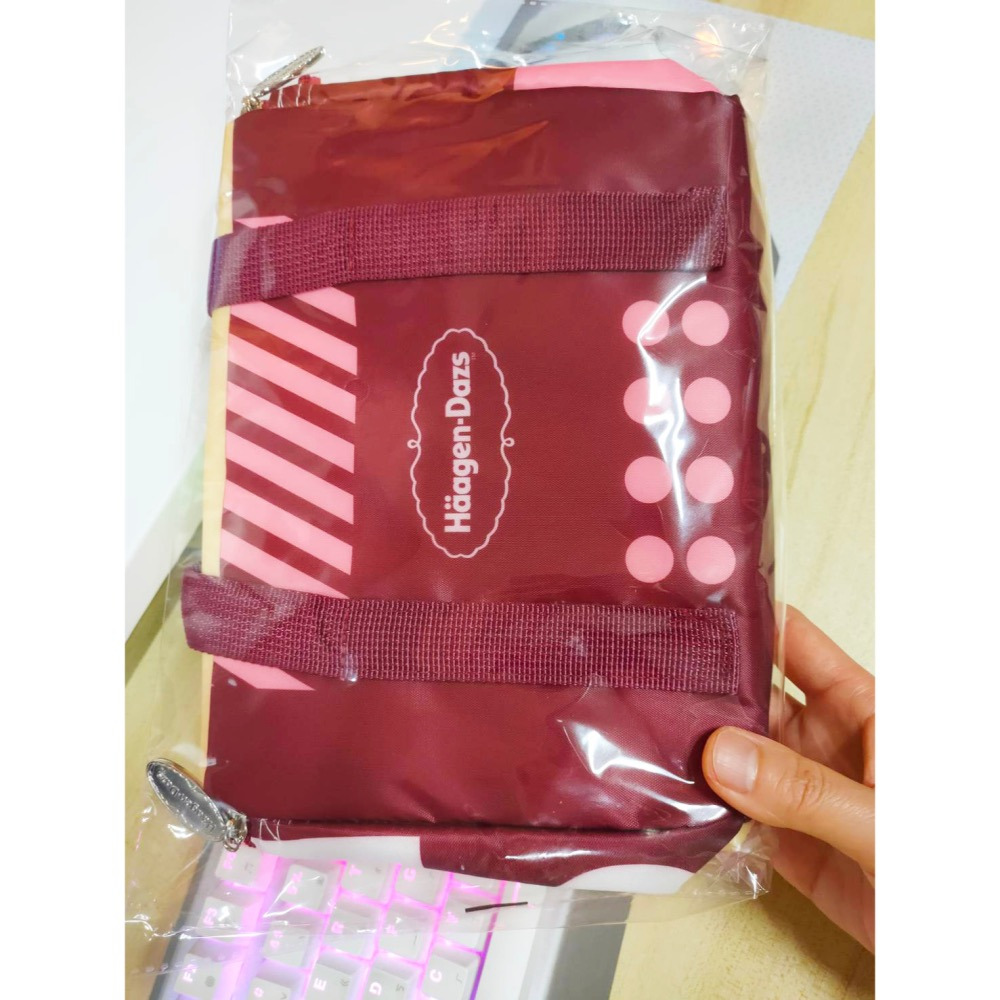 哈根達斯 檸檬雪糕造型保冷袋(背帶型) Haagen-Dazs DONT HOLD BACK保冷袋-細節圖2