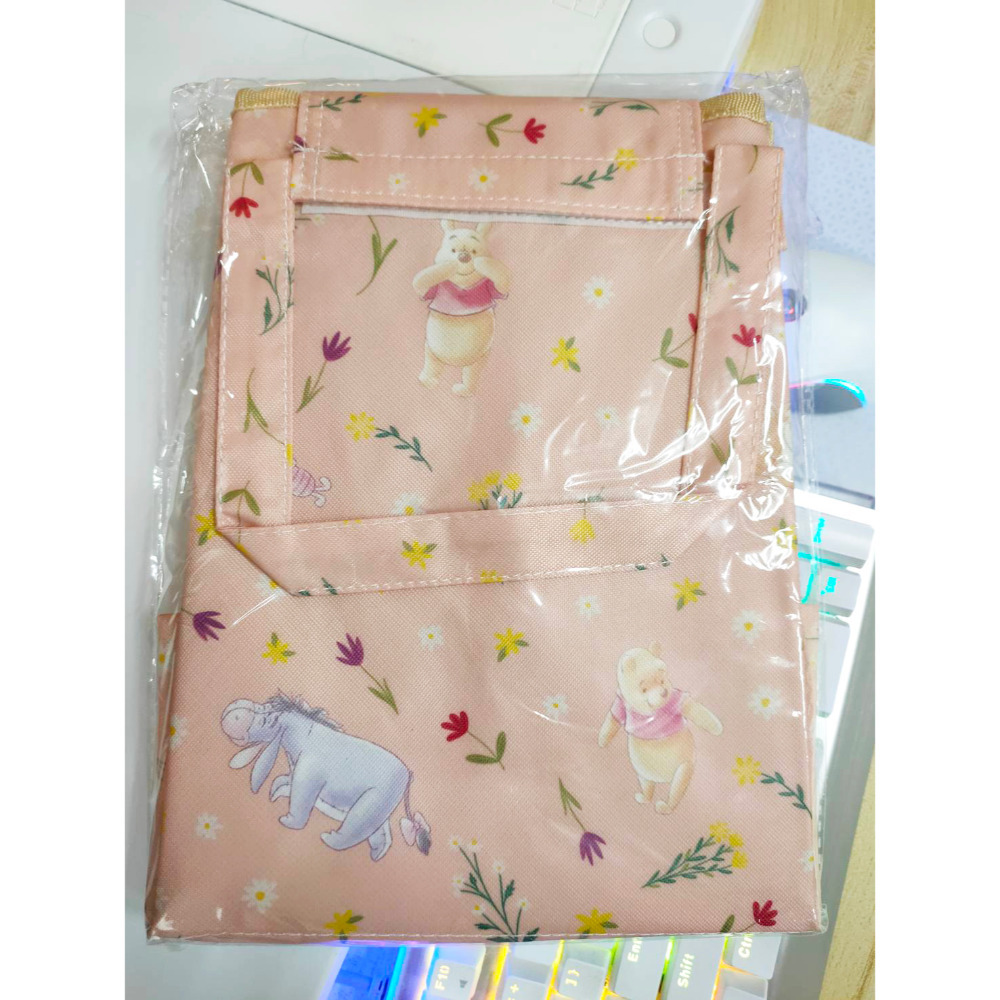 Disney 迪士尼 花草維尼 兩用保溫袋野餐墊 展開即成野餐墊，收納方便 Cetaphil舒特膚贈品-規格圖5