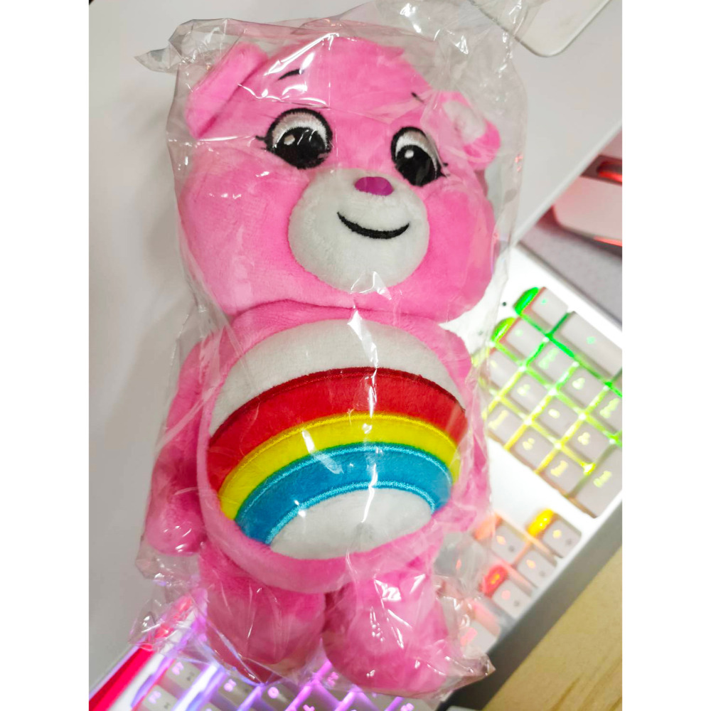 Care Bears 彩虹熊 9吋 Basic Fun! 彩虹熊 生氣熊 原創玩具收藏-規格圖5