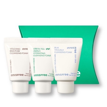 INNISFREE 綠茶玻尿酸保濕 防曬 潔面乳 紅茶極效修護 沐浴旅行組 A醇淨膚 維C棉片淡斑霜 超級火山 隨身-細節圖9