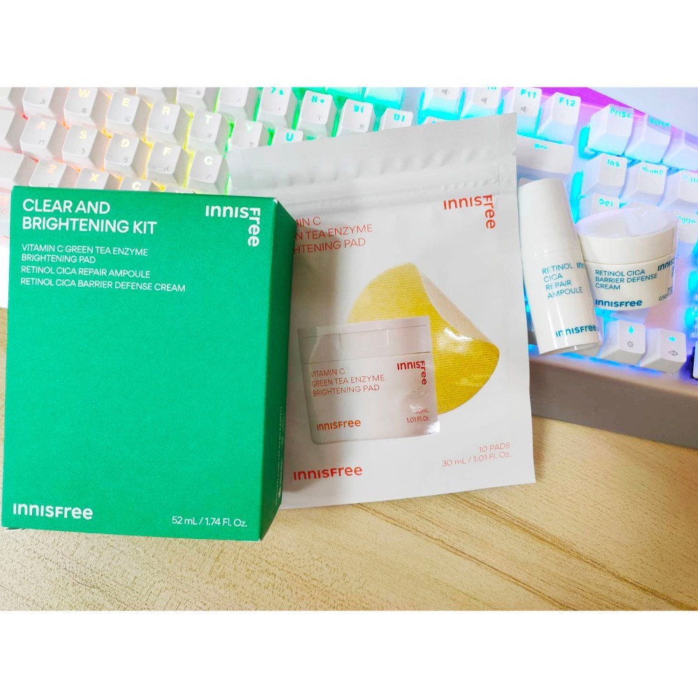 INNISFREE 綠茶玻尿酸保濕 防曬 潔面乳 紅茶極效修護 沐浴旅行 A醇淨膚 維C棉片淡斑霜 超級火山 香榧 隨身-細節圖4