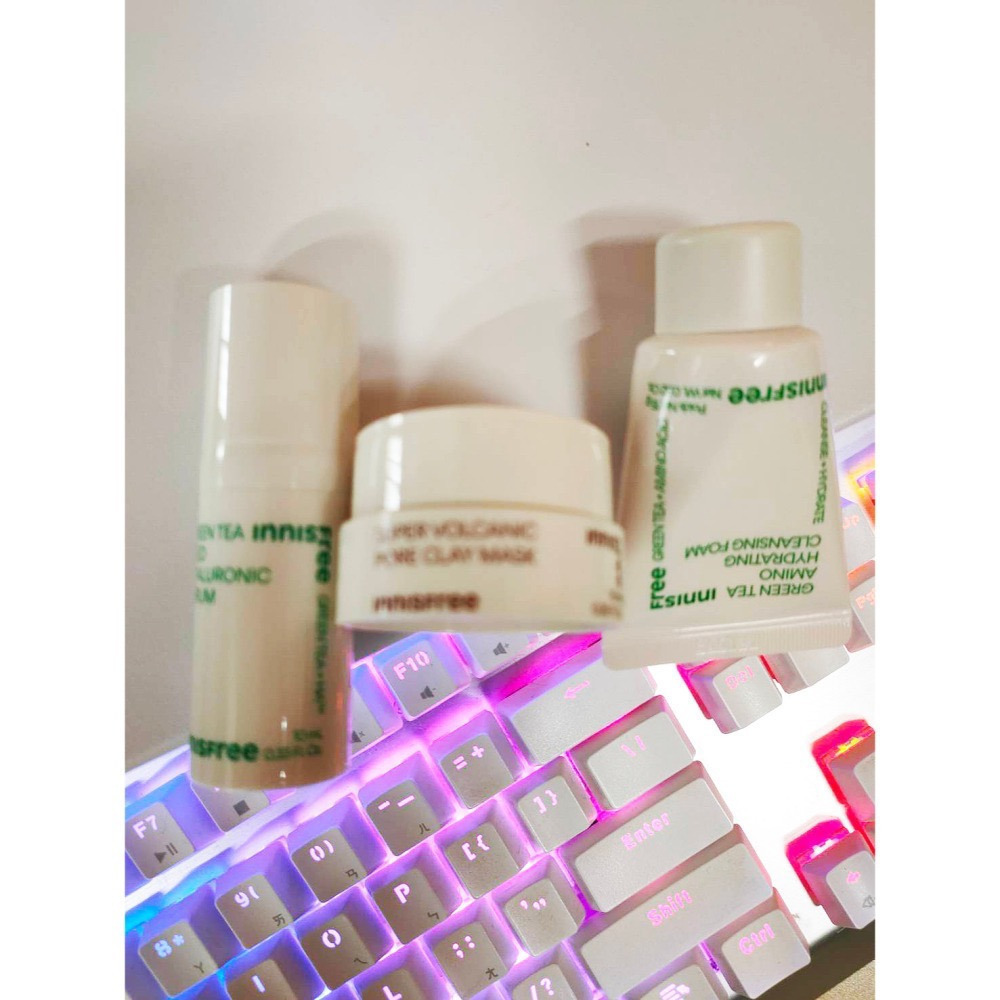 INNISFREE 綠茶玻尿酸保濕 防曬 潔面乳 紅茶極效修護 沐浴旅行 A醇淨膚 維C棉片淡斑霜 超級火山 香榧 隨身-細節圖6
