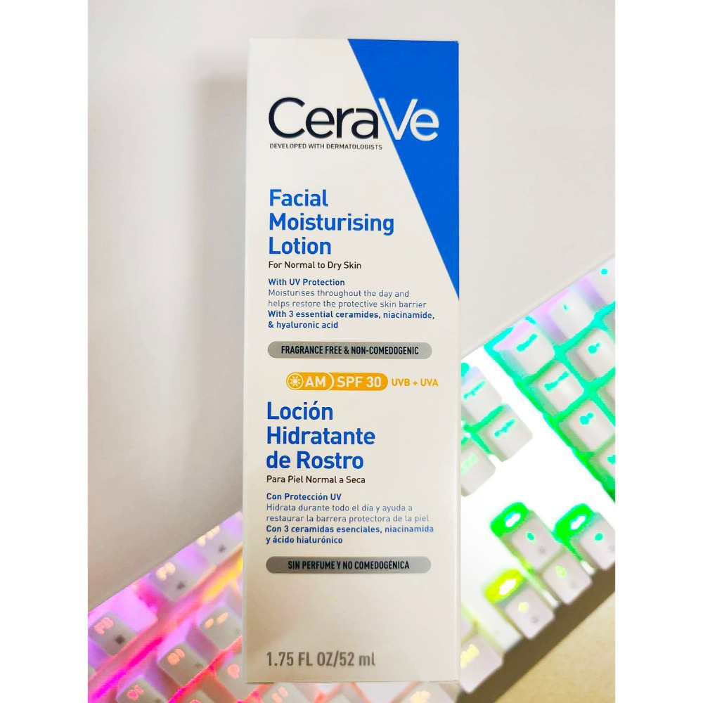 CeraVe適樂膚 全效清爽修護防曬乳SPF50 52ml  溫和清爽保濕防曬乳(日間溫和保濕乳)SPF30 台灣公司貨-規格圖3