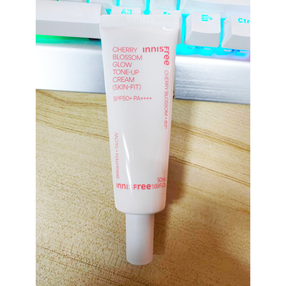 INNISFREE櫻花防曬亮顏霜 維他命C亮白潤色防曬霜 綠茶保濕胺基酸卸妝水 超級火山泥毛孔潔淨面膜 芥花糖蜜水感護唇-細節圖7