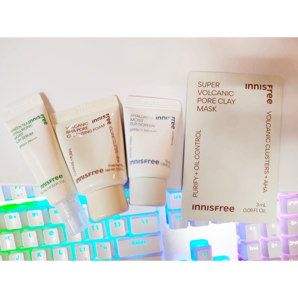 INNISFREE綠茶玻尿酸保濕 防曬 火山潔面乳 紅茶修護 膠原 A醇淨膚 維C 牛奶水 PDRN水光 超級火山 隨身-細節圖3