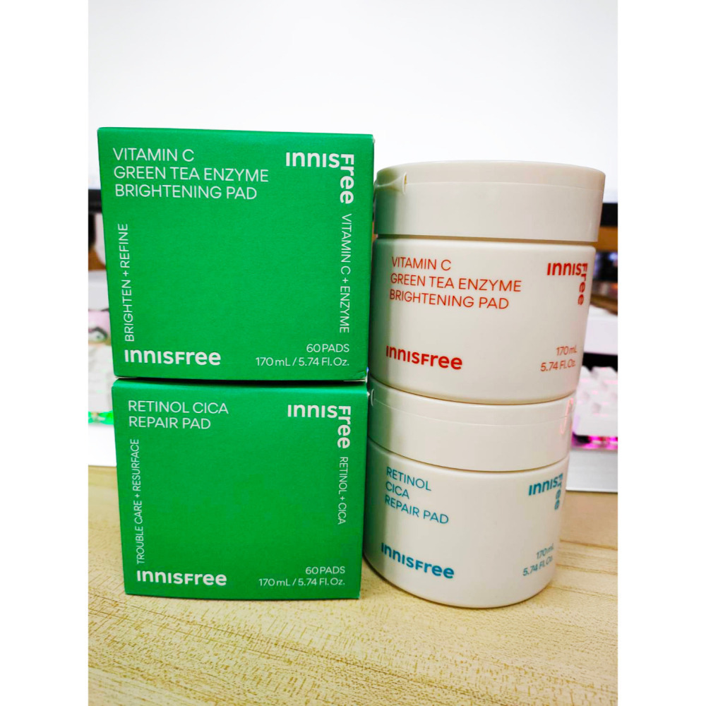 INNISFREE A醇淨膚毛孔修護棉片 維他命C淨亮棉片 蘋果籽卸妝乳霜 蘋果籽深層卸妝油 蘋果籽眼唇卸妝液-細節圖5