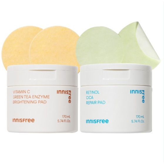 INNISFREE A醇淨膚毛孔修護棉片 維他命C淨亮棉片 蘋果籽卸妝乳霜 蘋果籽深層卸妝油 蘋果籽眼唇卸妝液-細節圖6